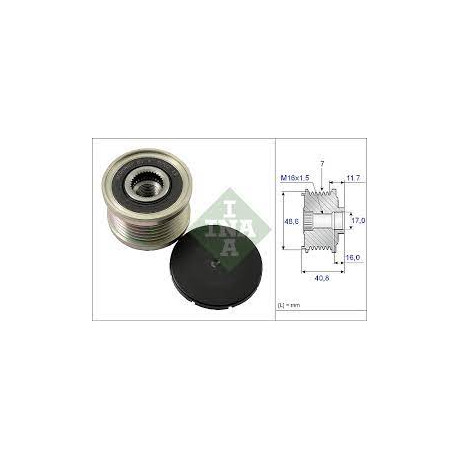 POULIE ALTERNATEUR MOT 1.9DCI